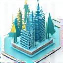 공간 데이터 분석 아이콘